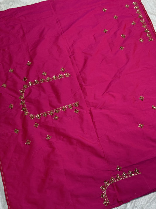 Pink Hand Work Blouse