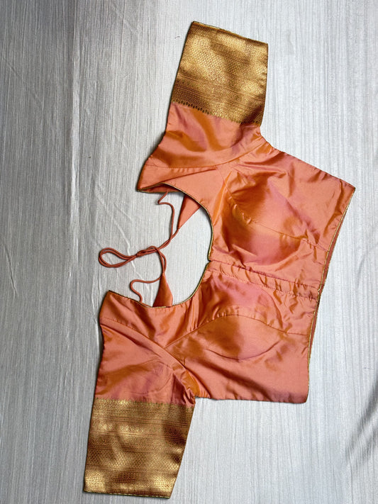 Peach Ready to Wear Blouse