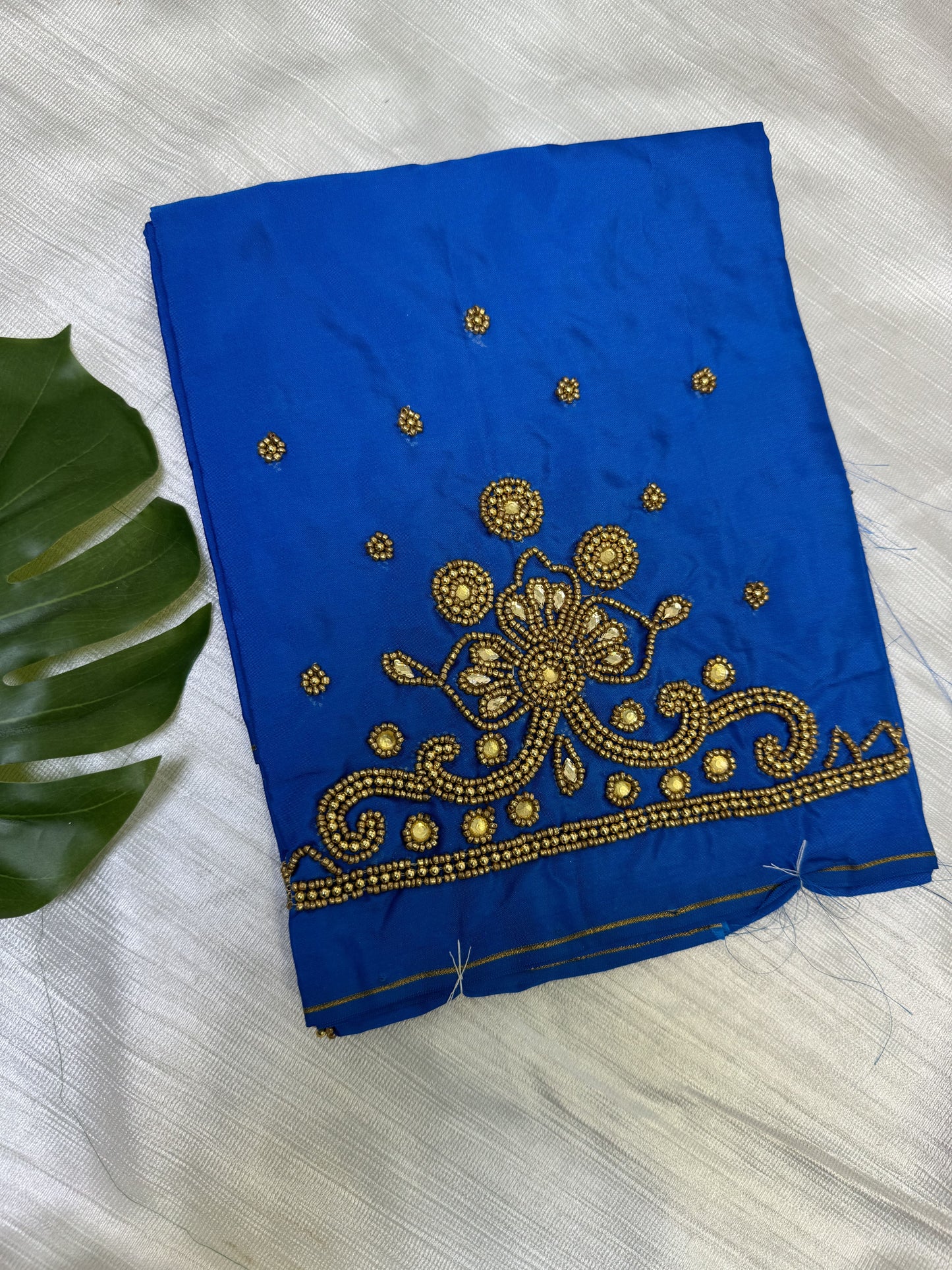 Blue Hand Work Blouse