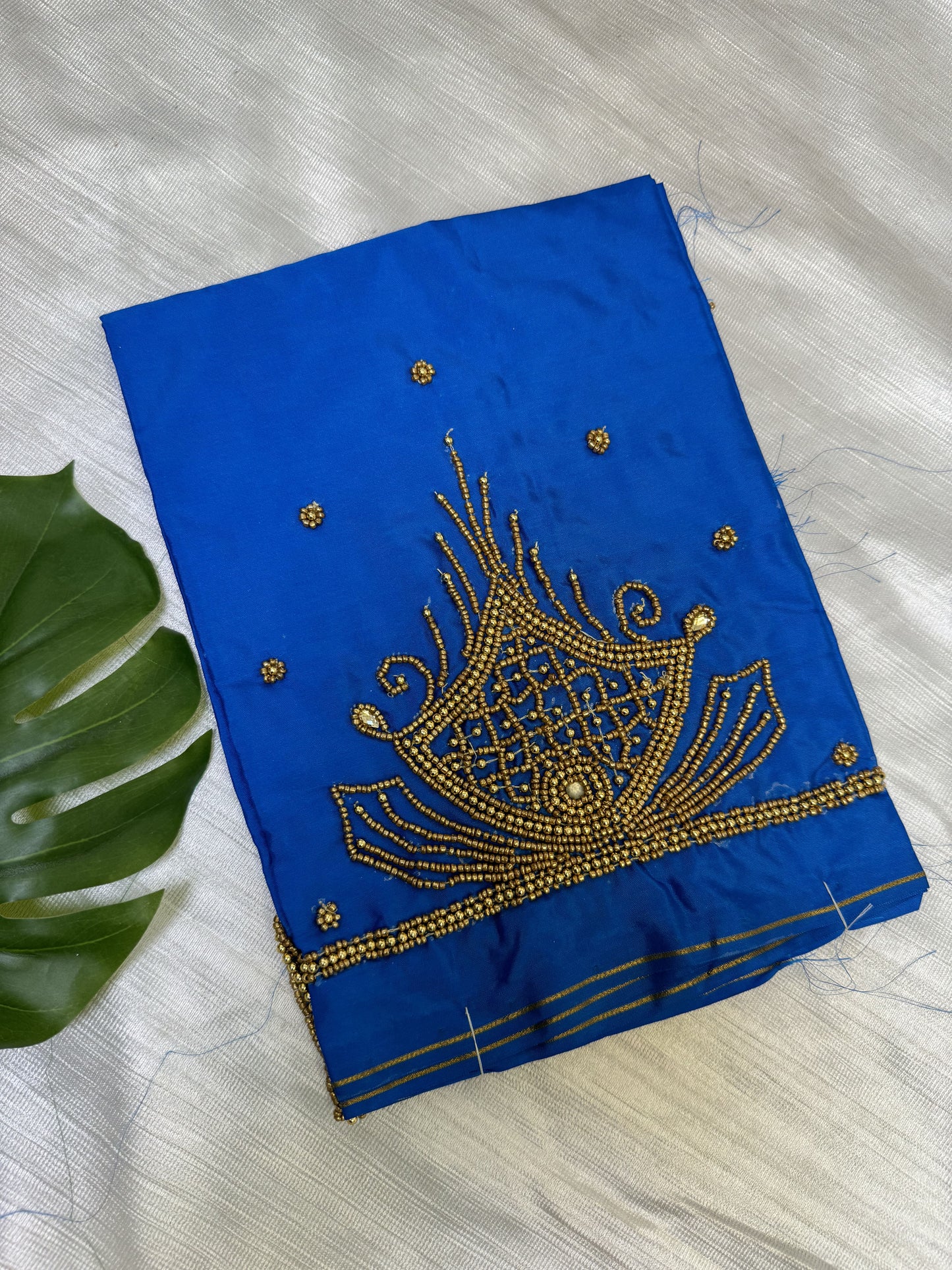Blue Hand Work Blouse