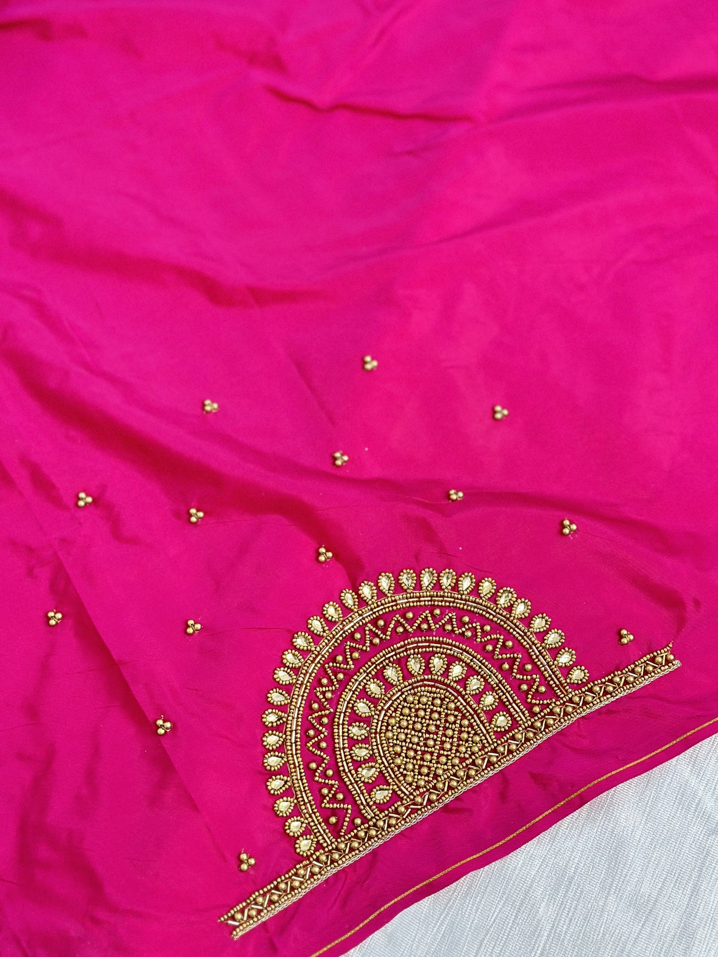 Pink Hand Work Blouse