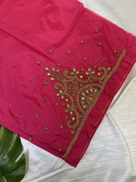 Pink Hand Work Blouse