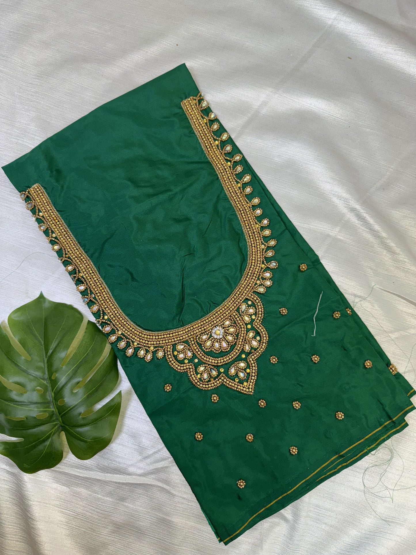 Green Hand Work Blouse