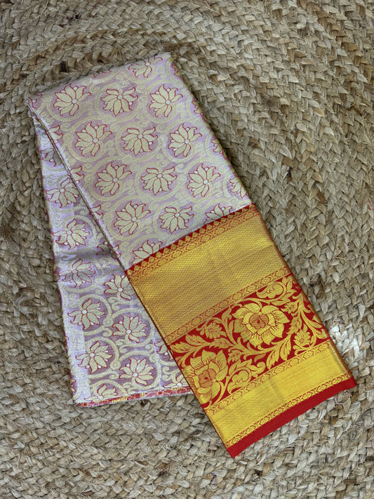 Light Pink Pattu Pavadai Sattai