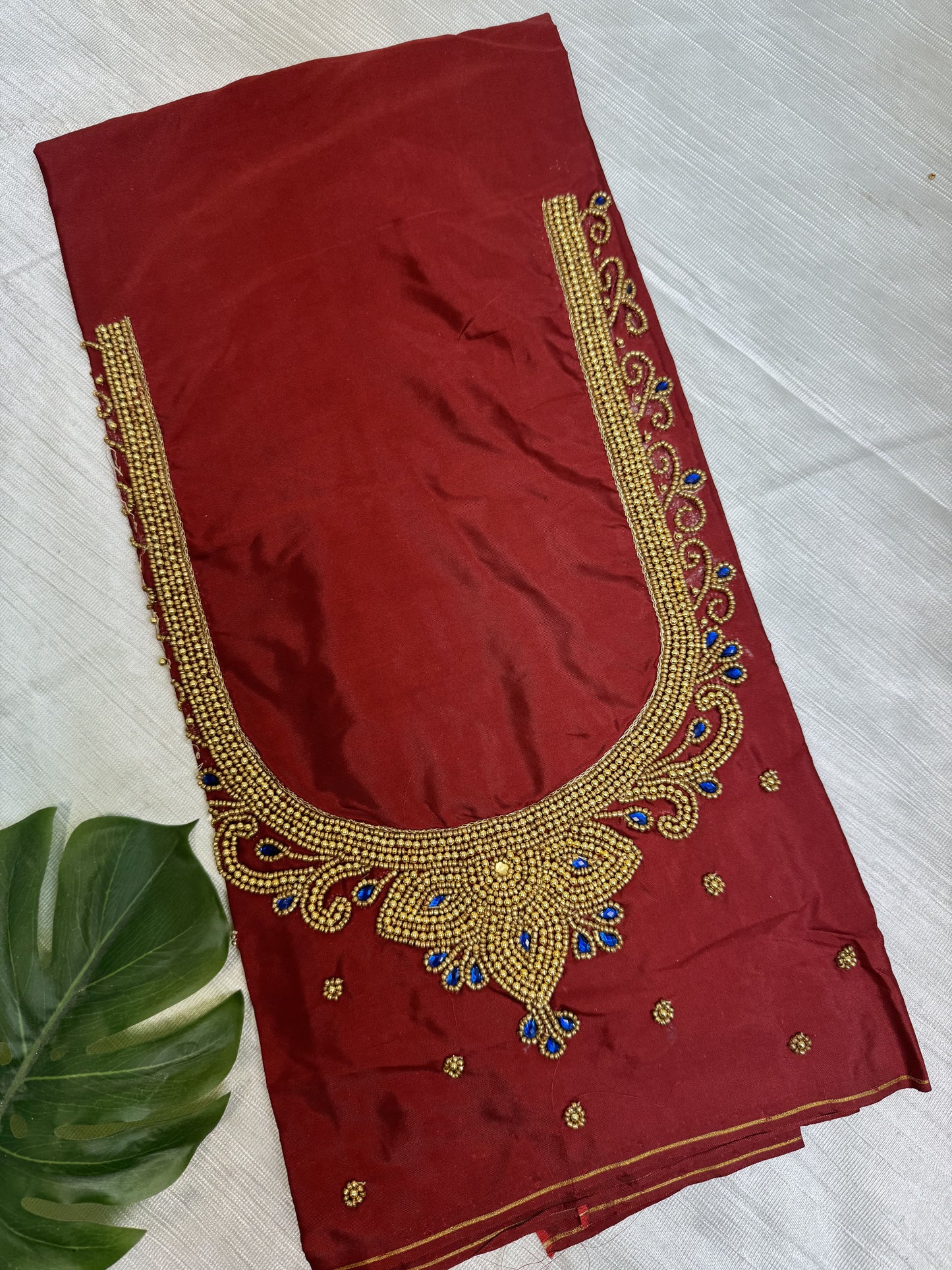 Meroon Hand Work Blouse