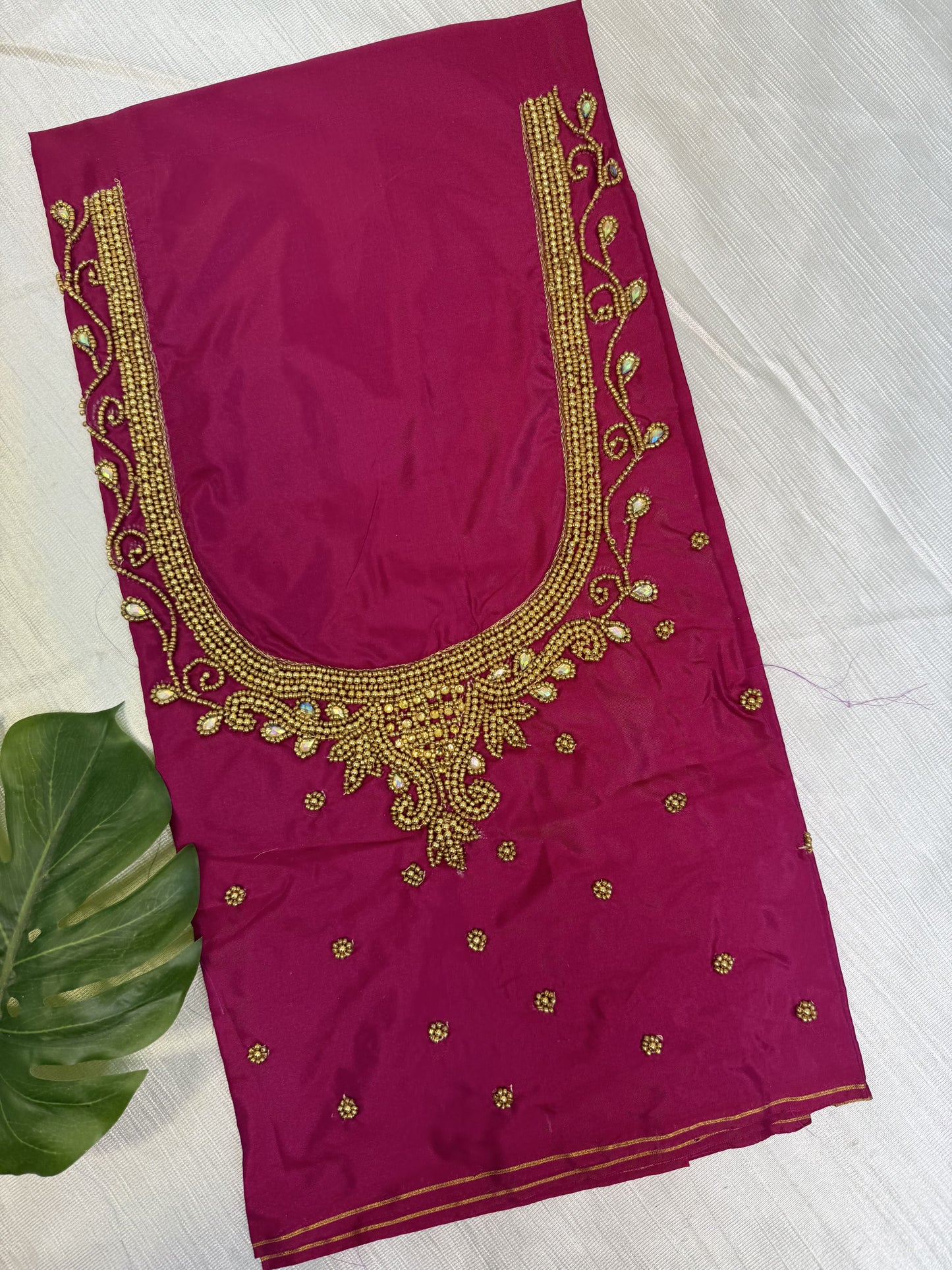 Pink Hand Work Blouse