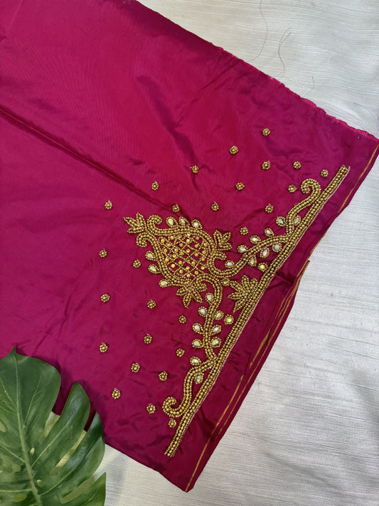 Pink Hand Work Blouse