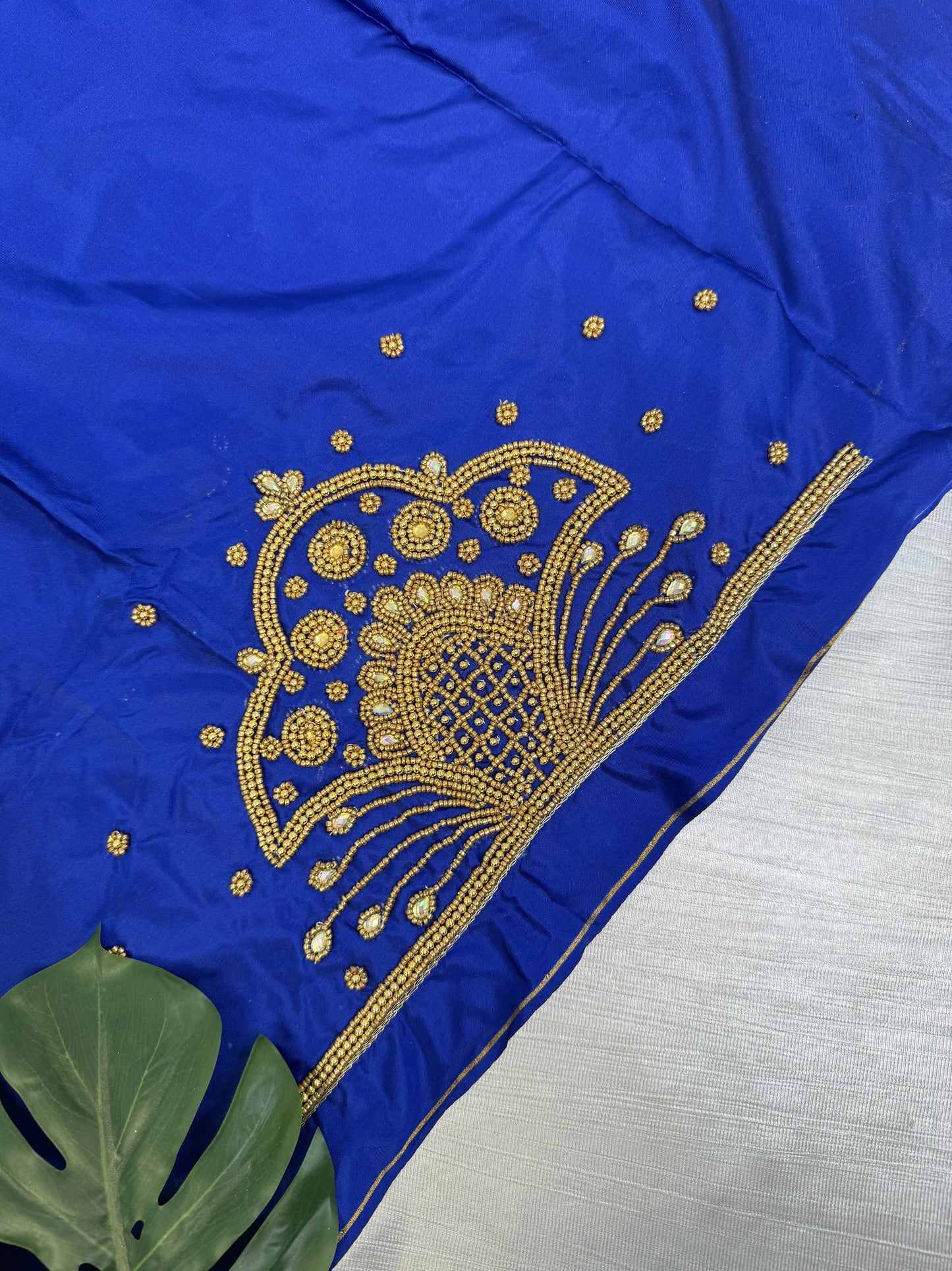 Blue Hand Work Blouse