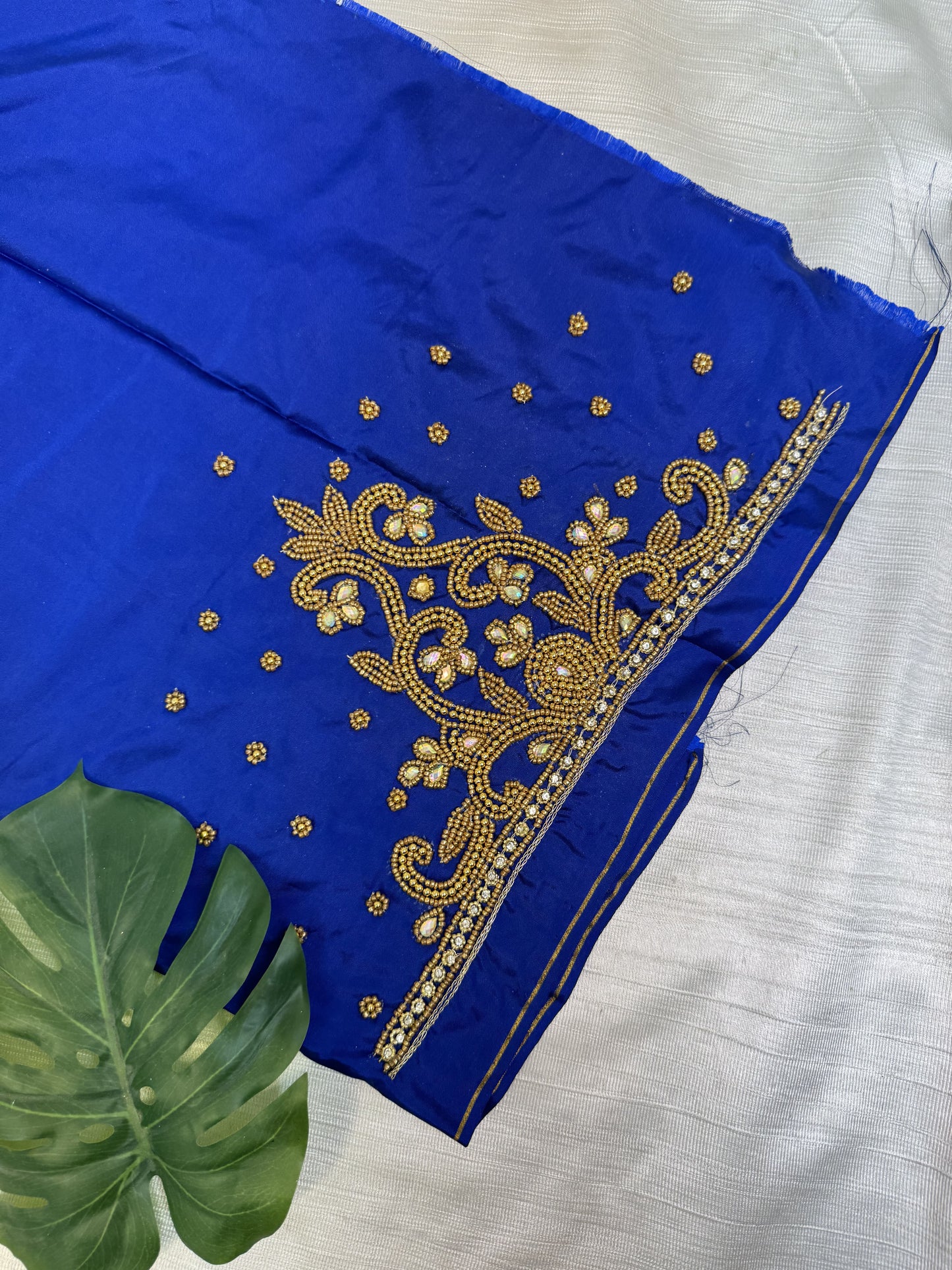 Blue Hand Work Blouse