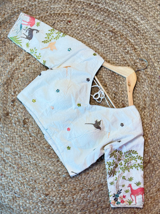 Half-White Ready to Wear Blouse