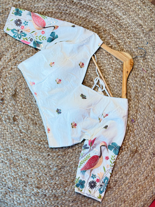 Half-White Ready to Wear Blouse