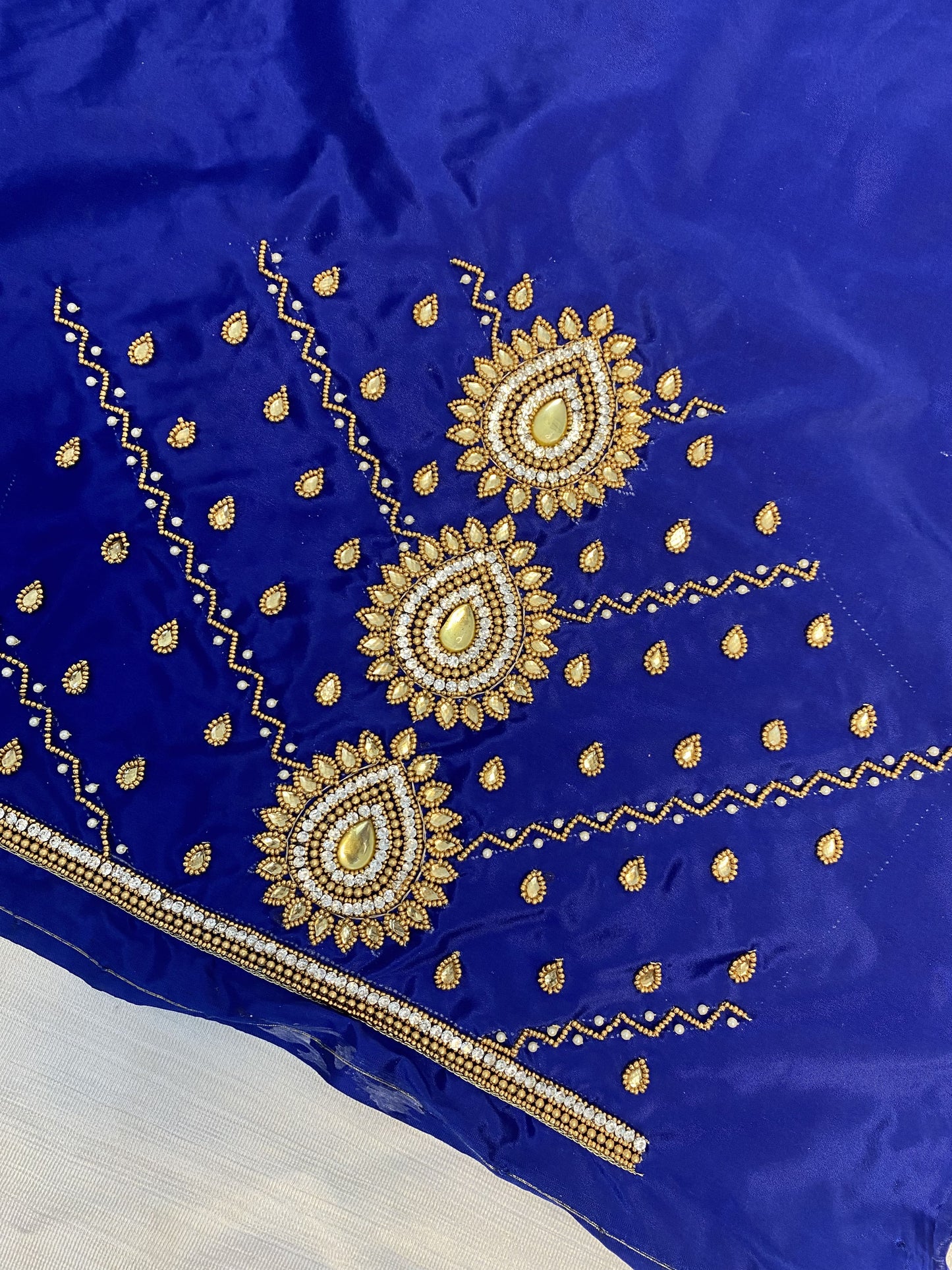 Blue Hand Work Blouse