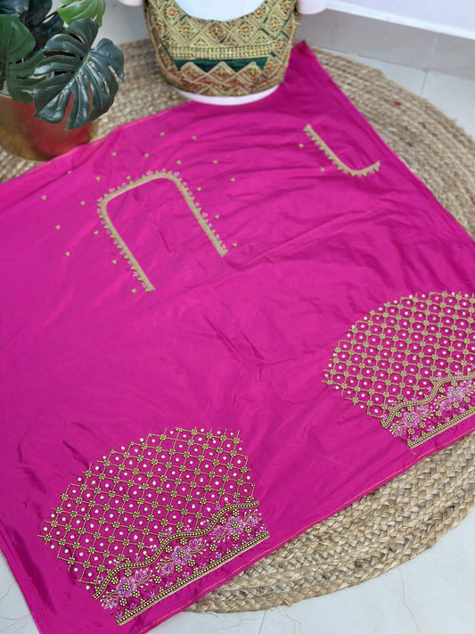 Pink Hand Work Blouse