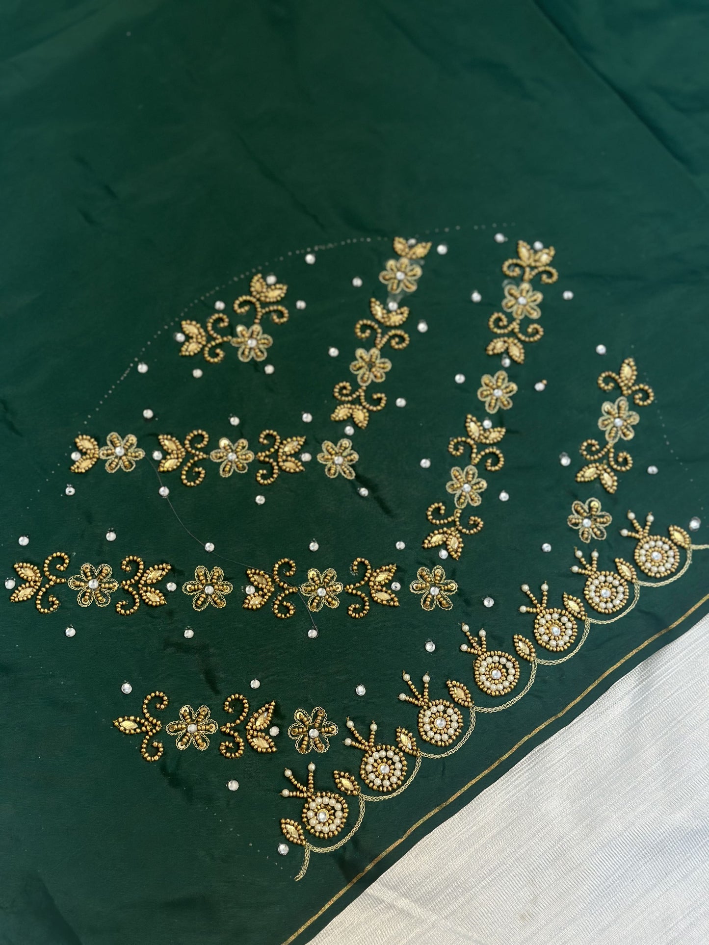 Green Hand Work Blouse