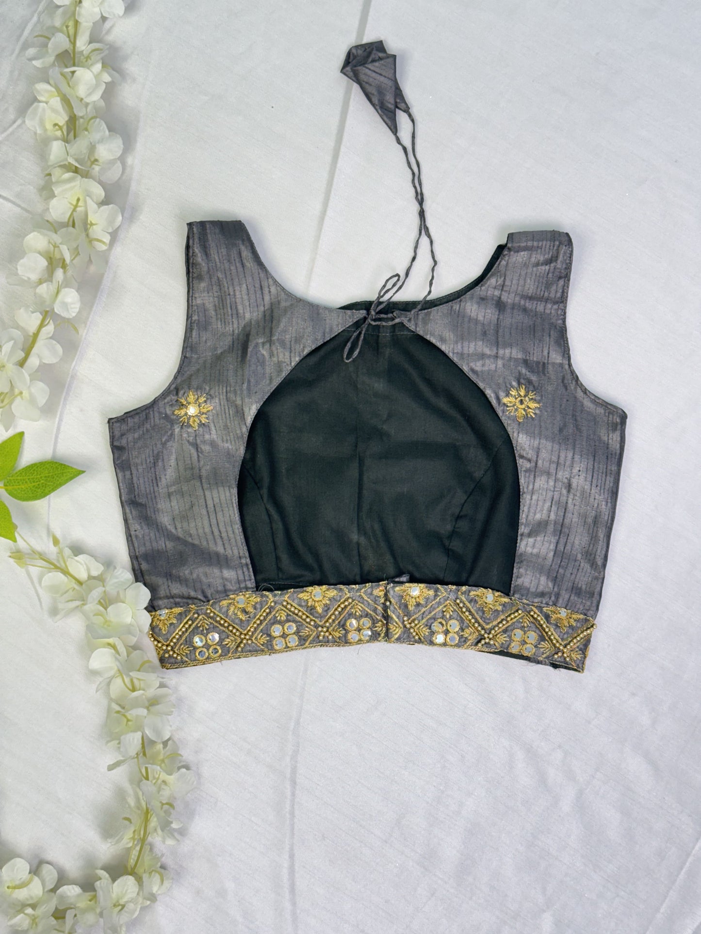 Grey Ready to Wear Blouse