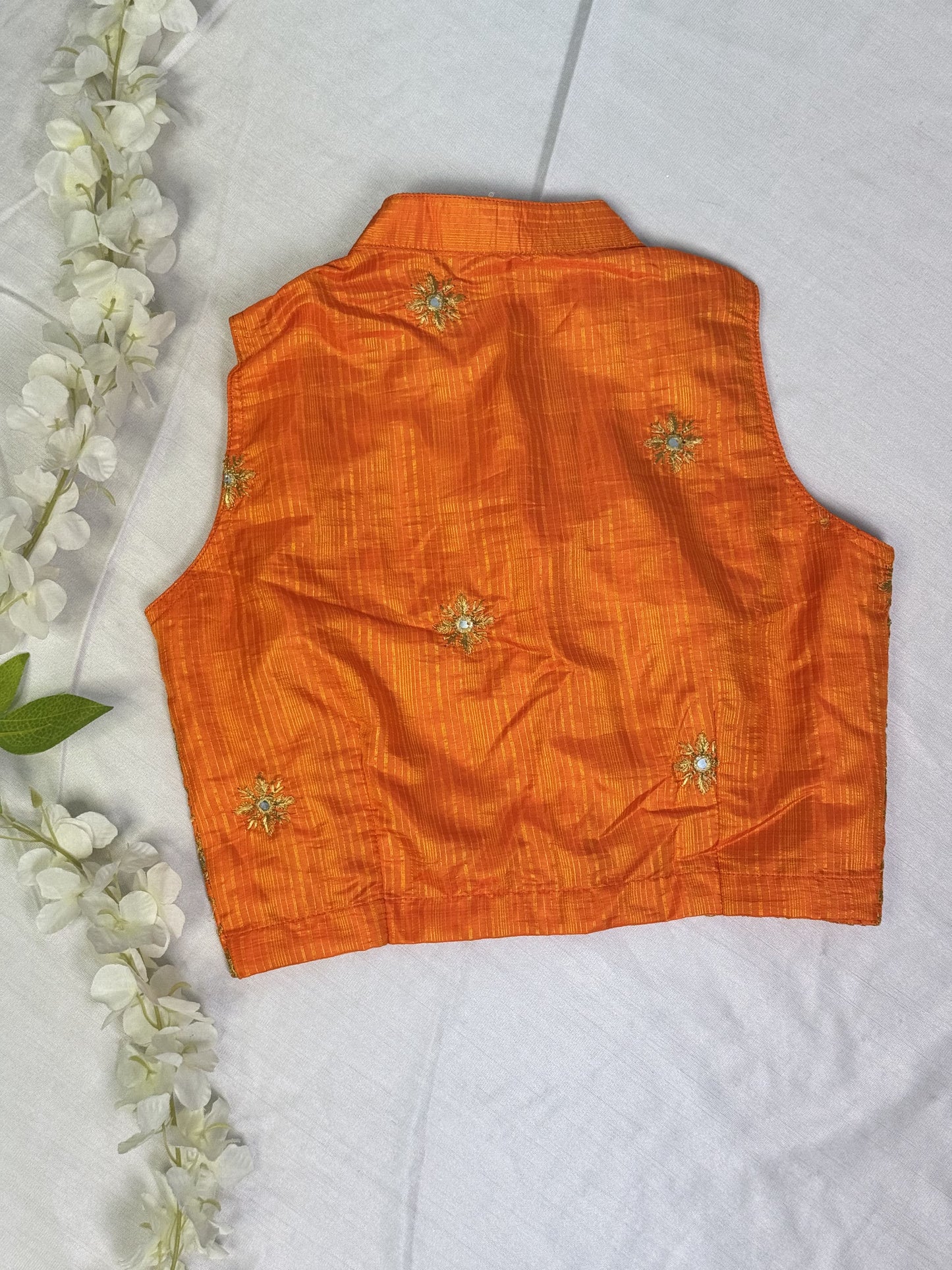 Orange Ready to Wear Blouse