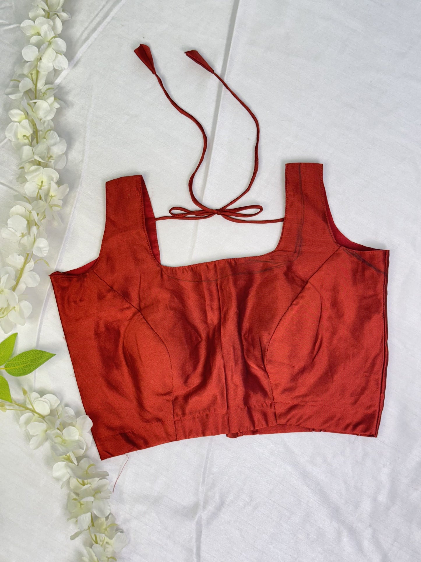 Maroon Ready to Wear Blouse