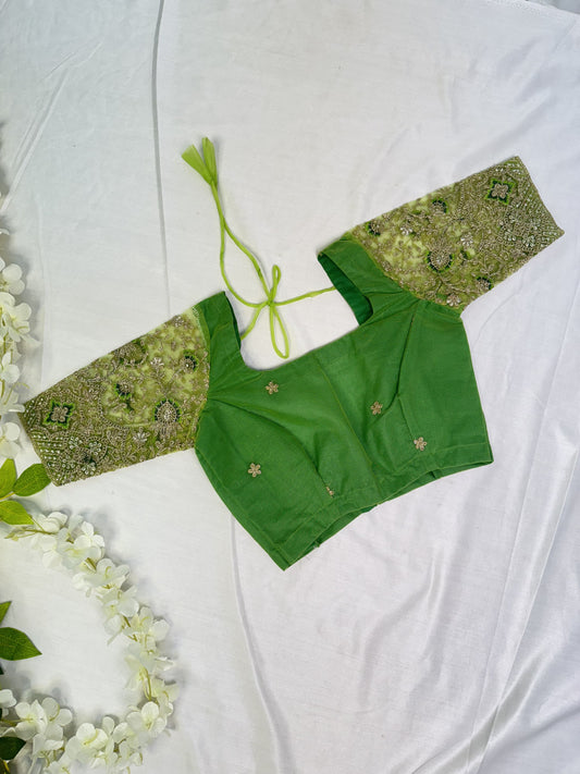 Light Green Ready to Wear Blouse
