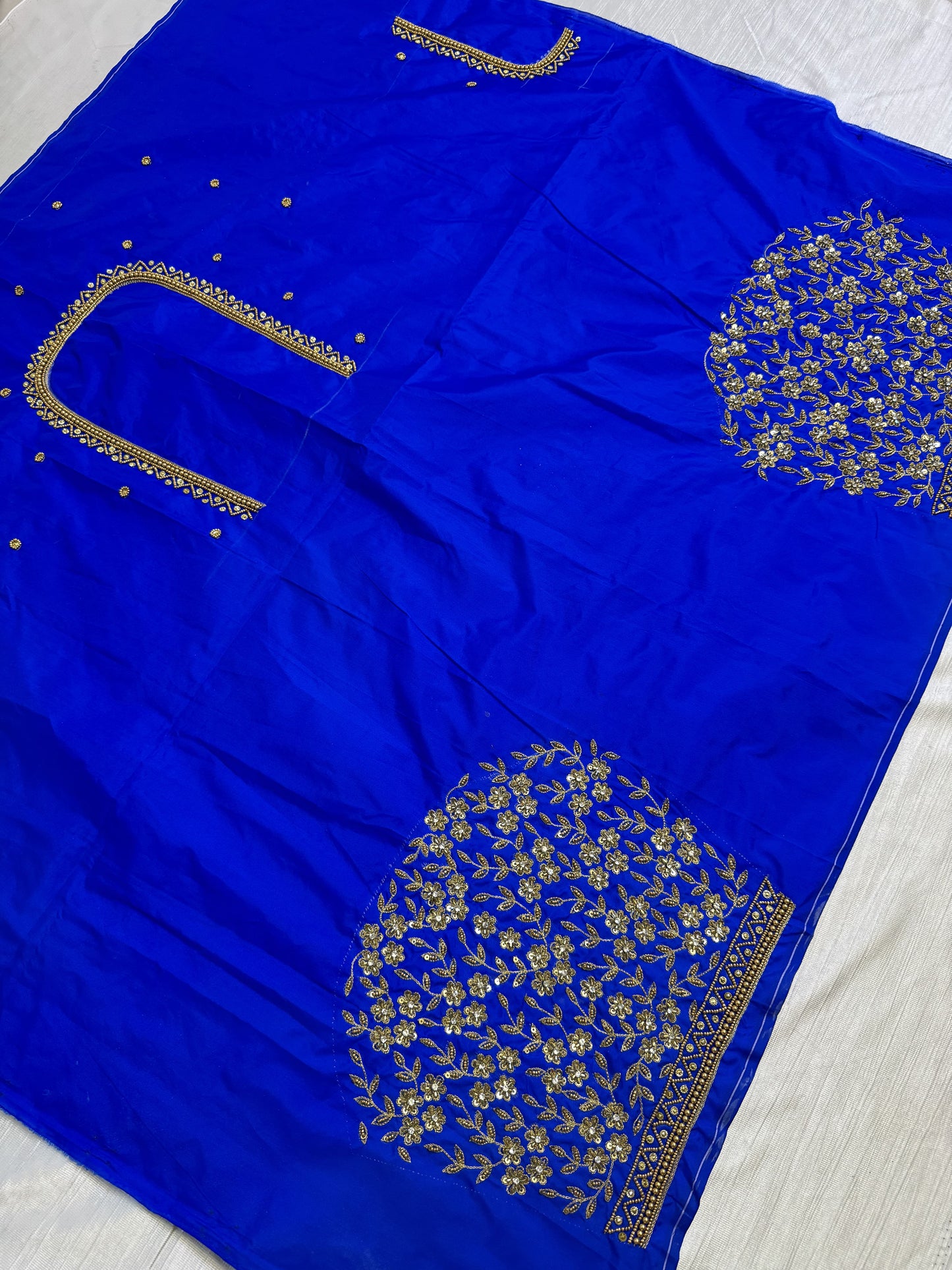 Blue Hand Work Blouse