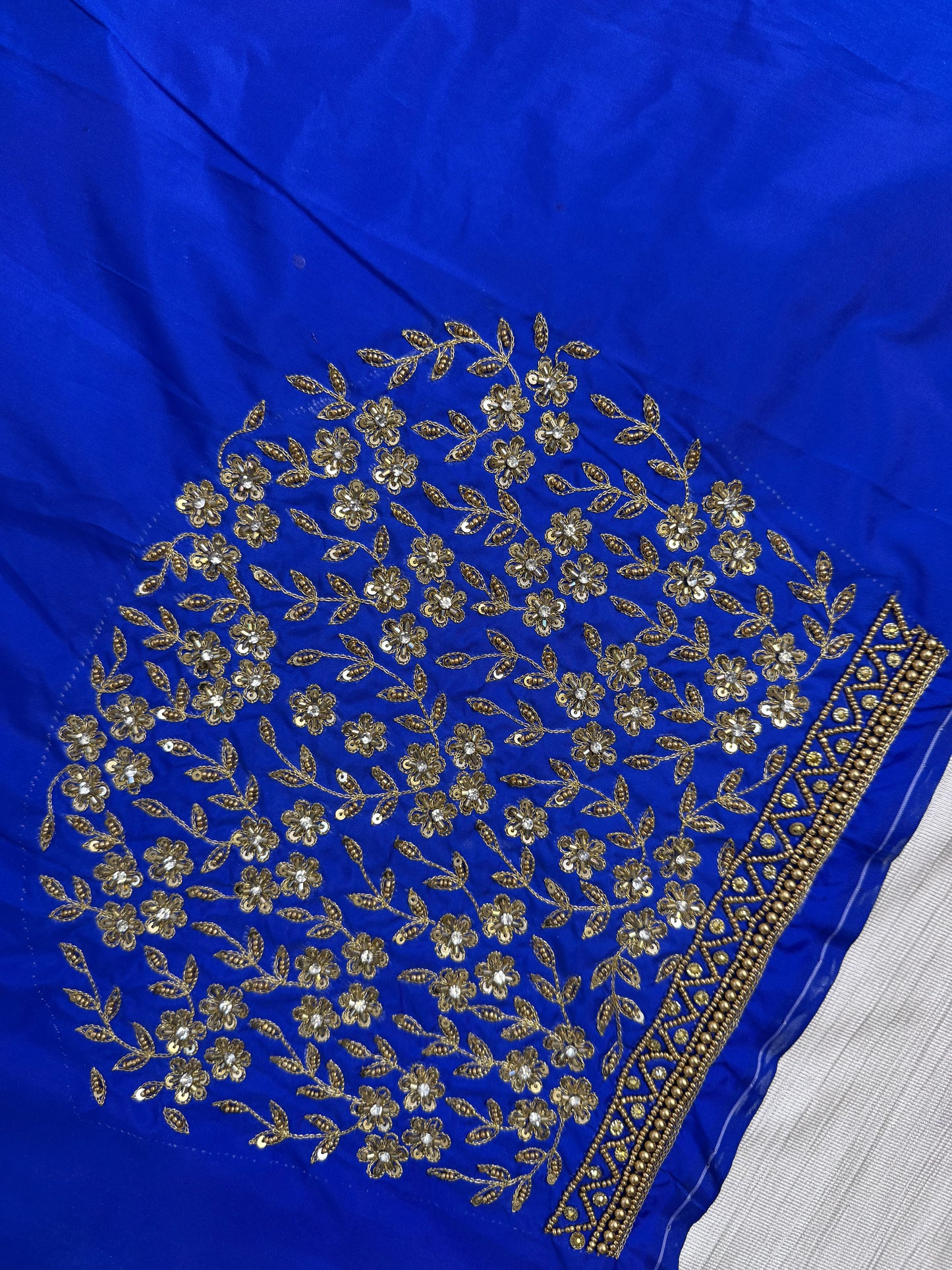Blue Hand Work Blouse