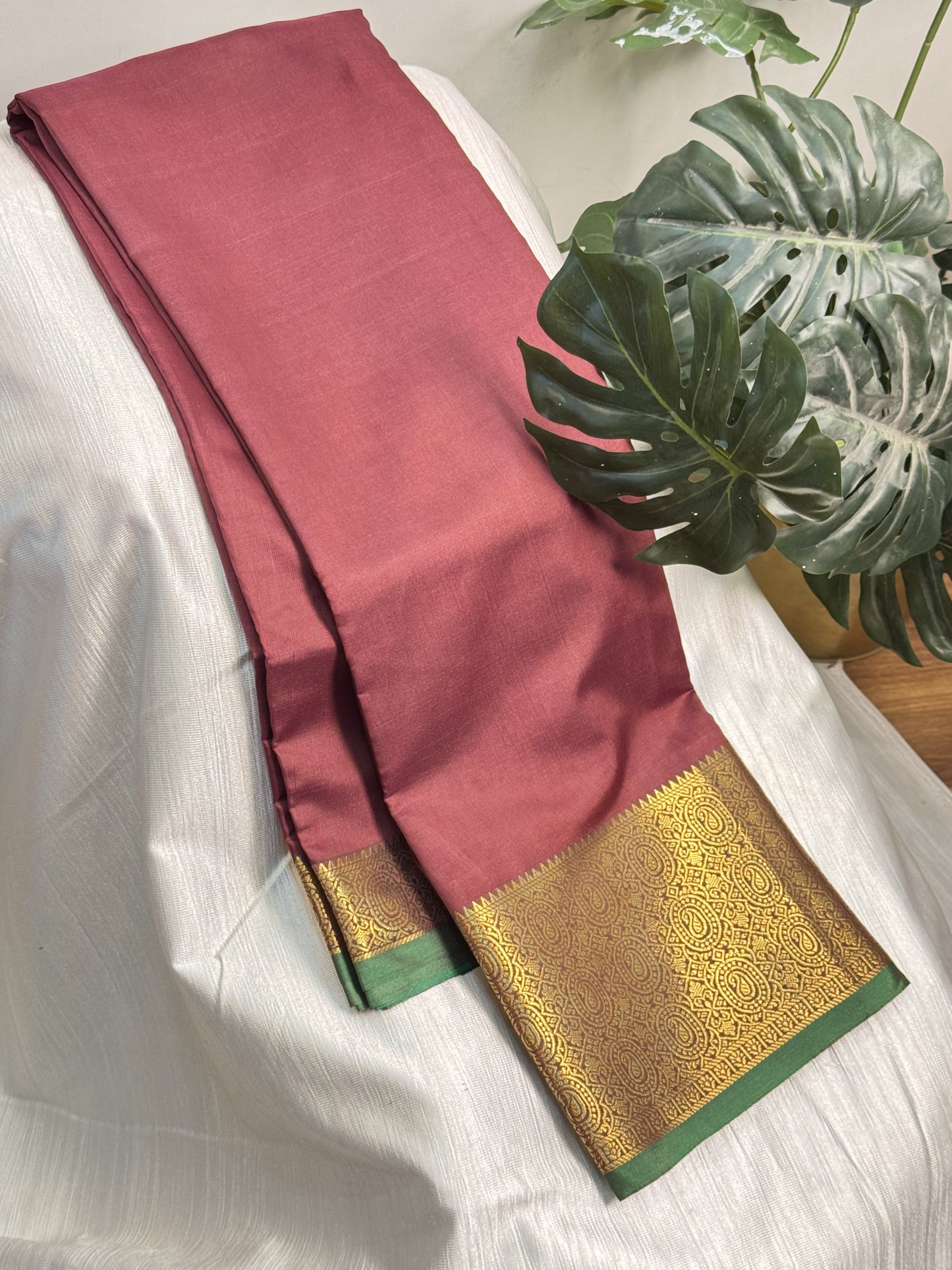 Maroon Soft Silk Saree
