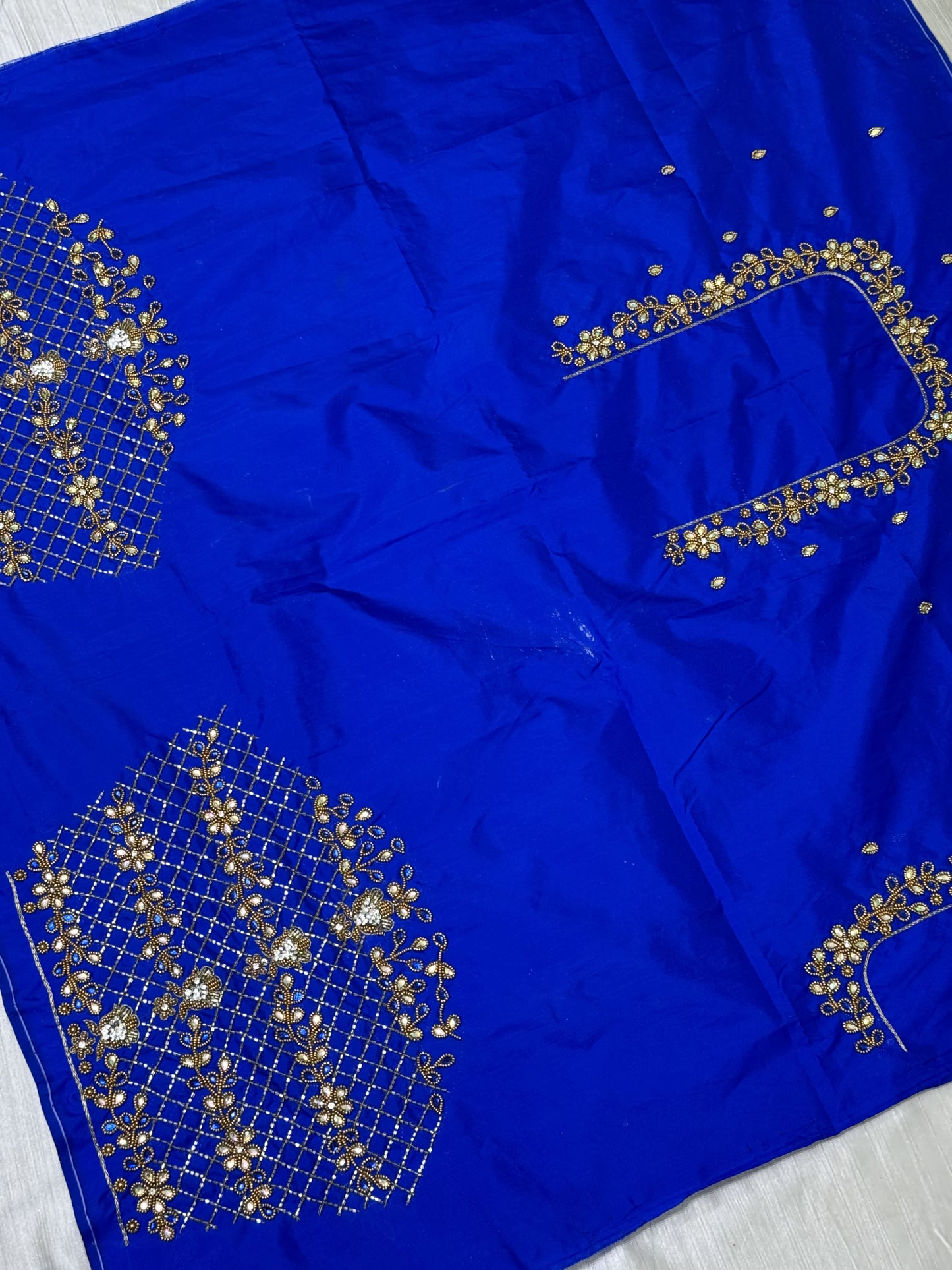 Blue Hand Work Blouse