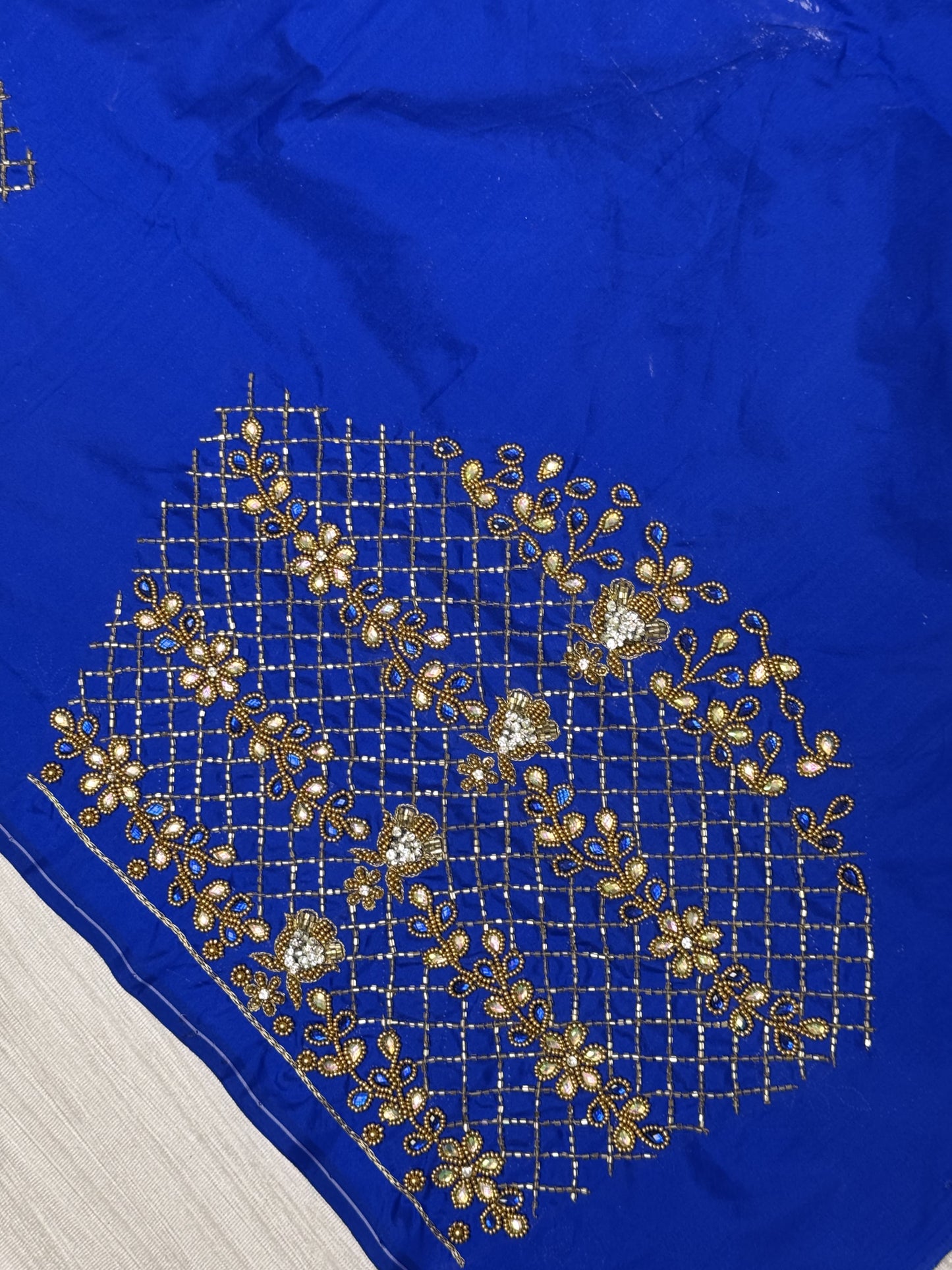 Blue Hand Work Blouse
