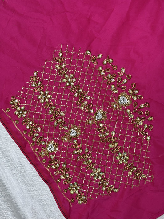 Pink Hand Work Blouse