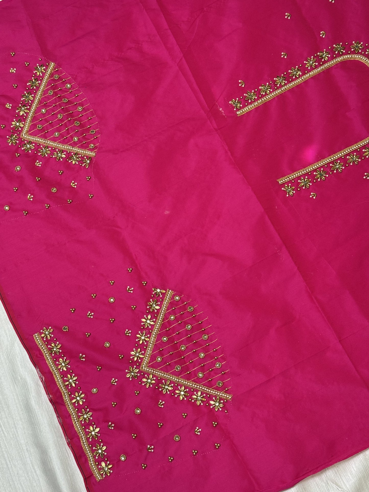 Pink Hand Work Blouse