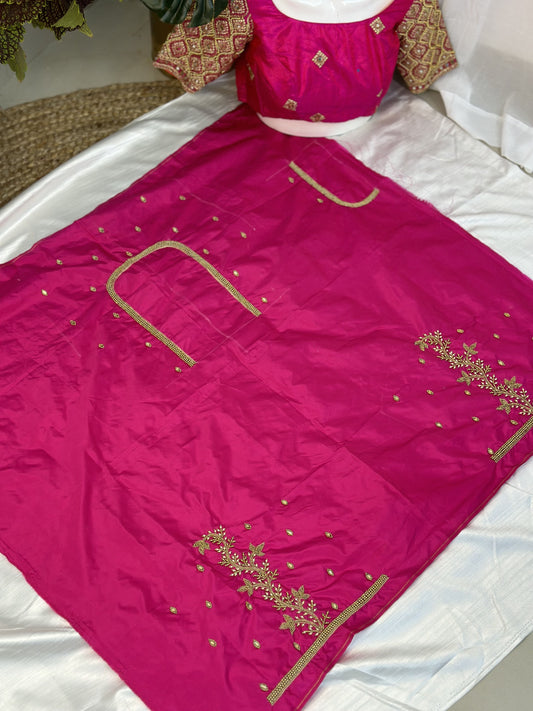 Pink Hand Work Blouse
