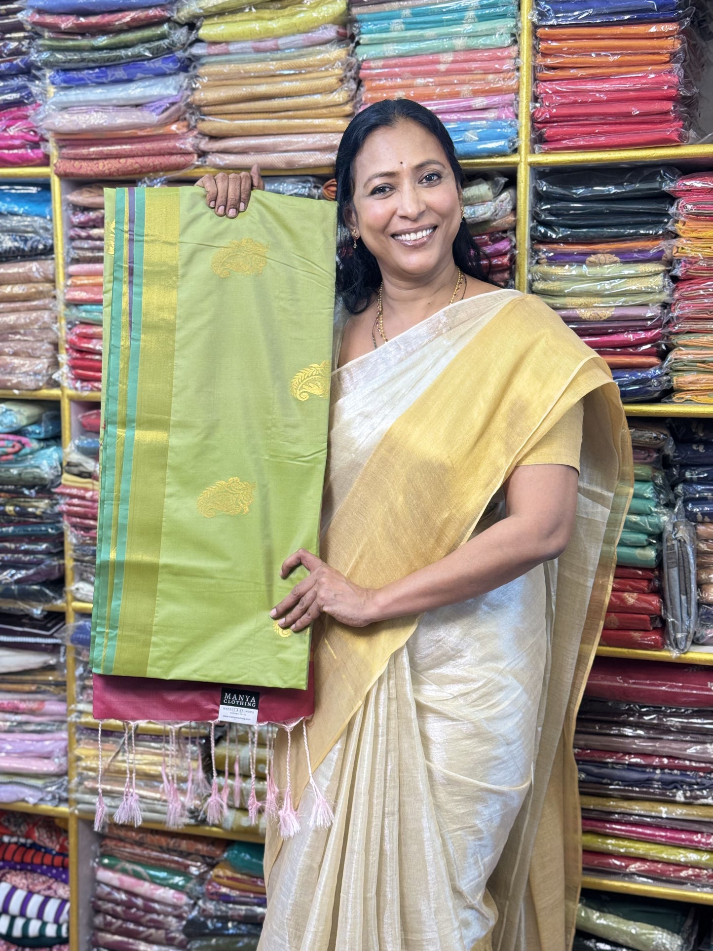 Green Soft Silk Saree