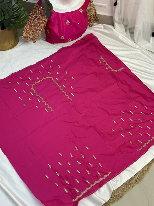 Pink Hand Work Blouse