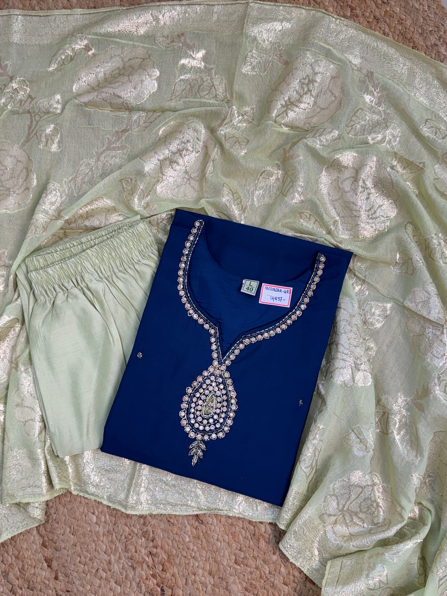 Blue Kurti Set