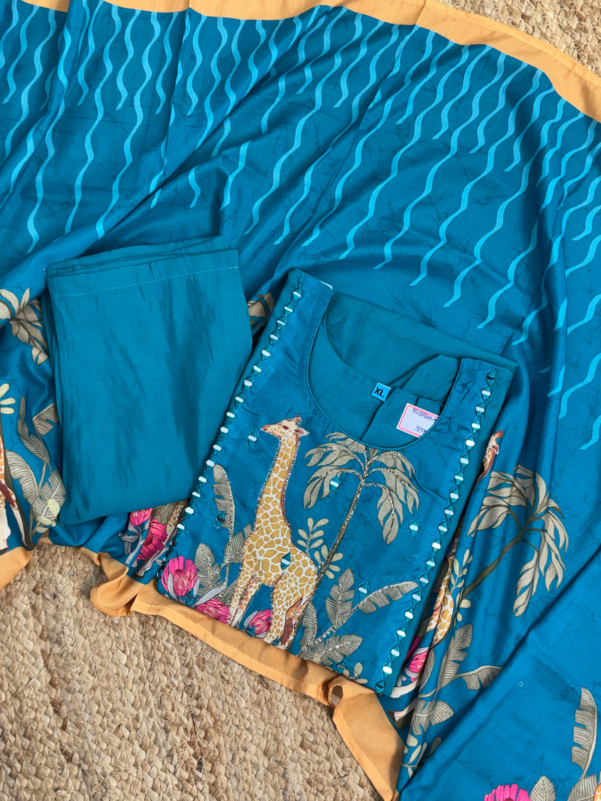 Blue Kurti Set
