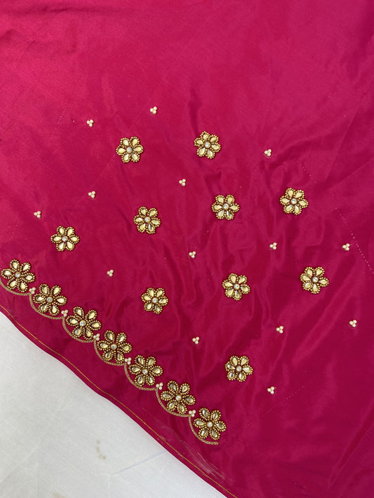 Pink Hand Work Blouse