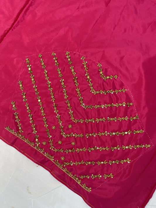 Pink Hand Work Blouse