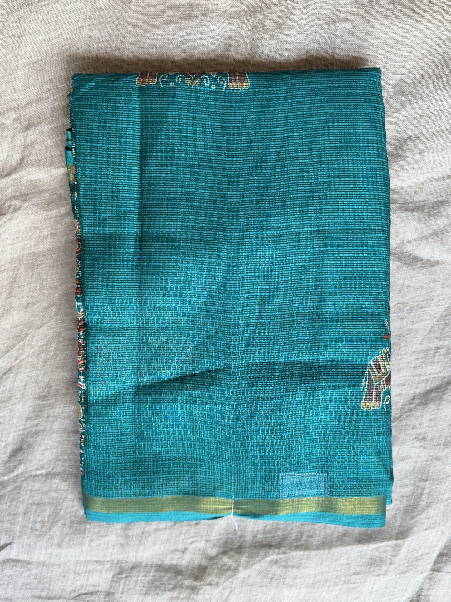 Green Kota Cotton Saree