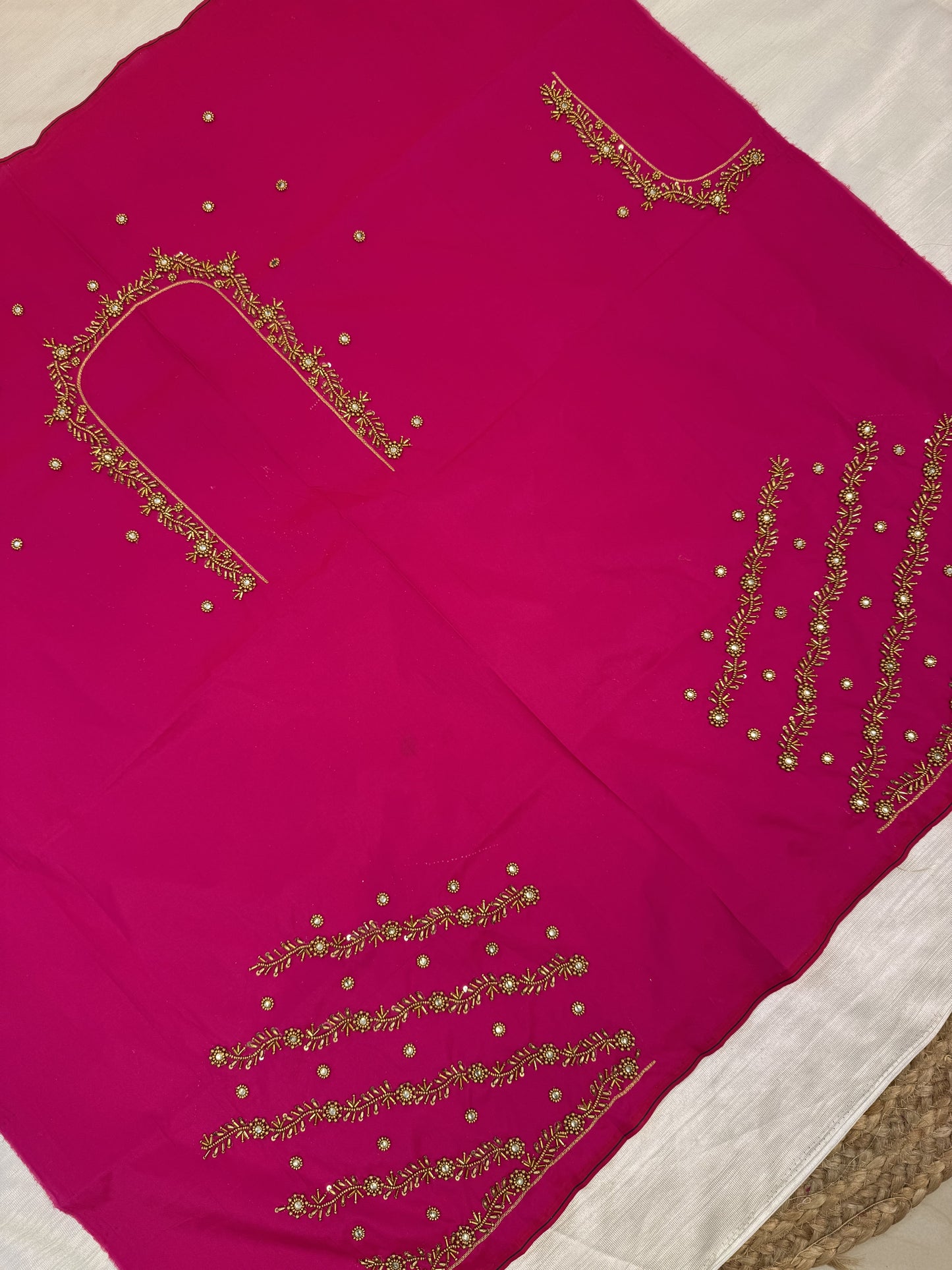 Pink Hand Work Blouse