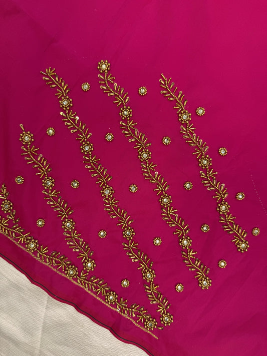 Pink Hand Work Blouse