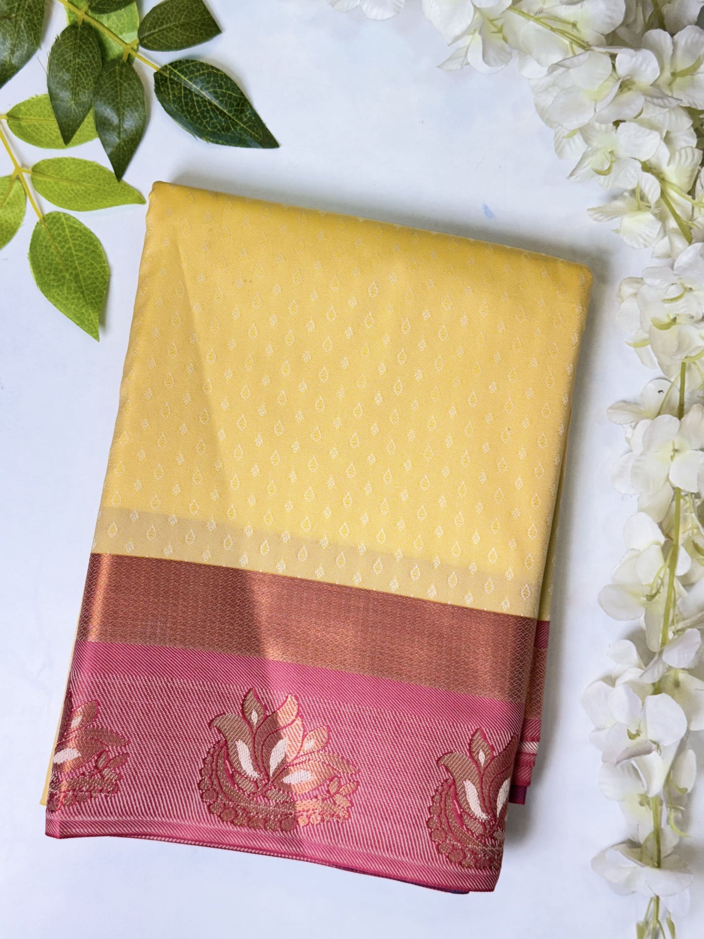 Beige Semi Silk Saree