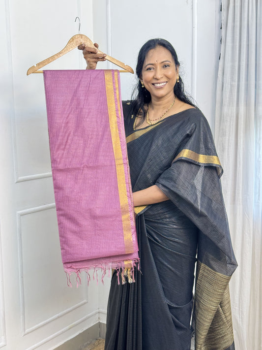 Light Pink Kota Cotton Sarees