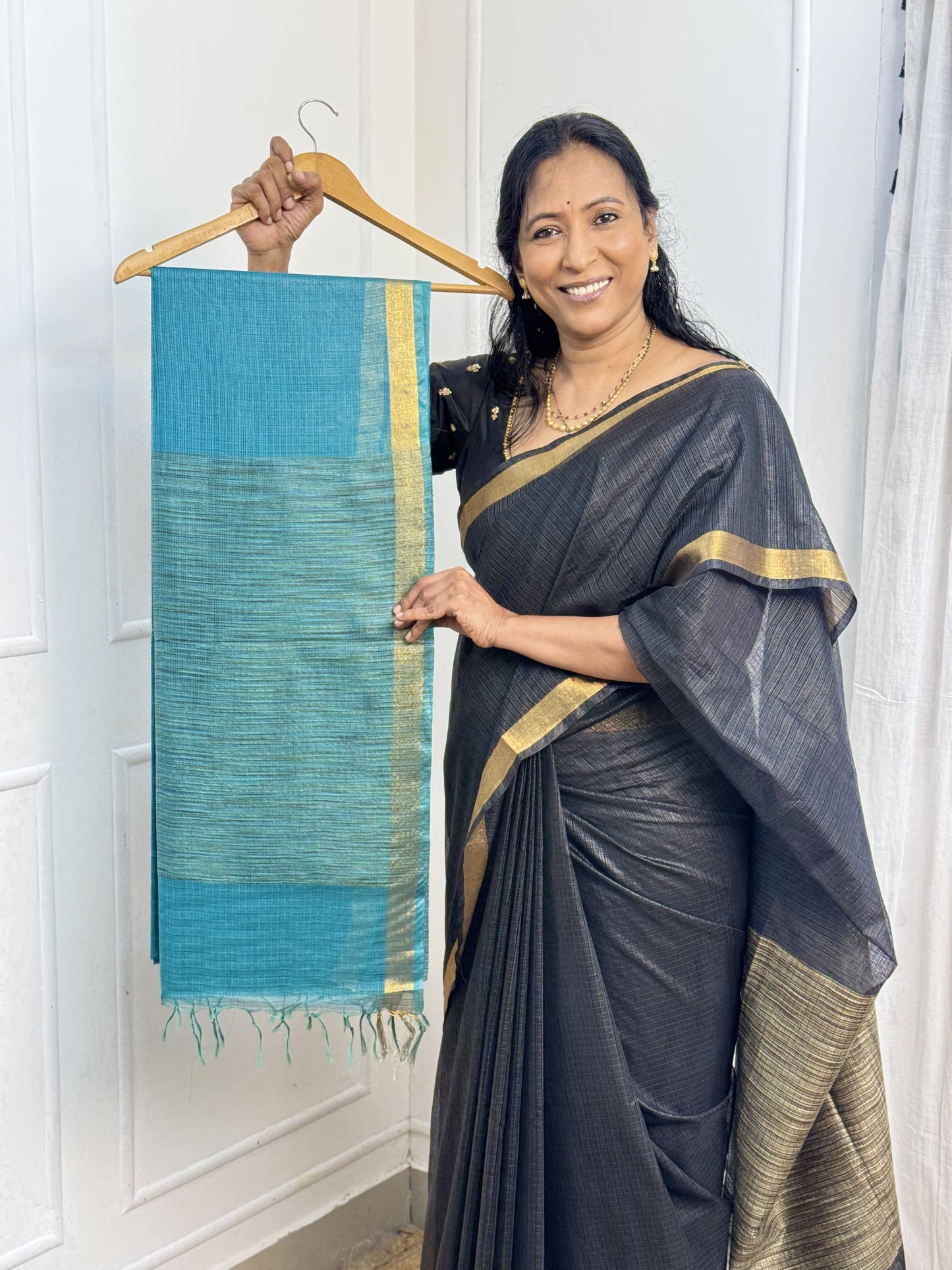RamaGreen Kota Cotton Sarees