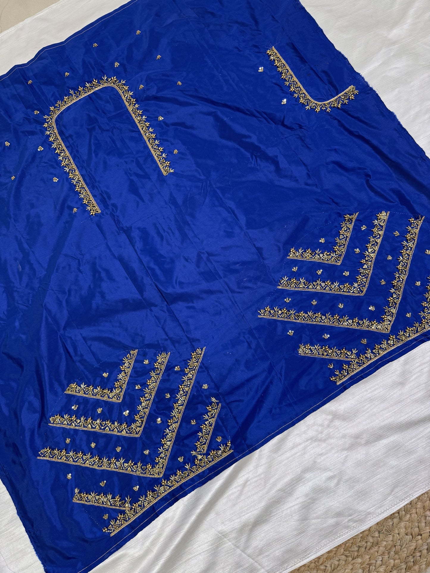 Blue Hand Work Blouse
