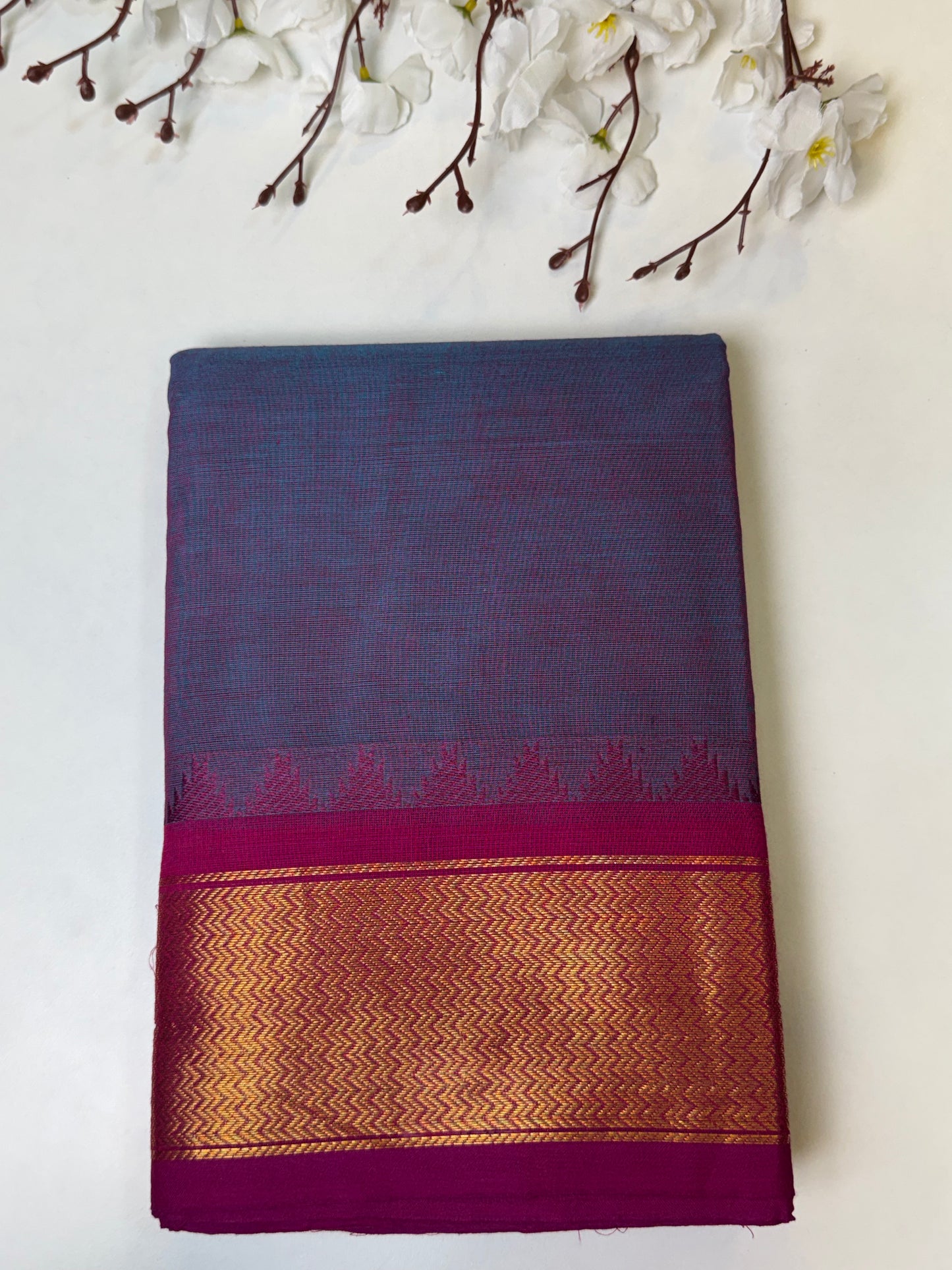 Purple Chettinad Cotton