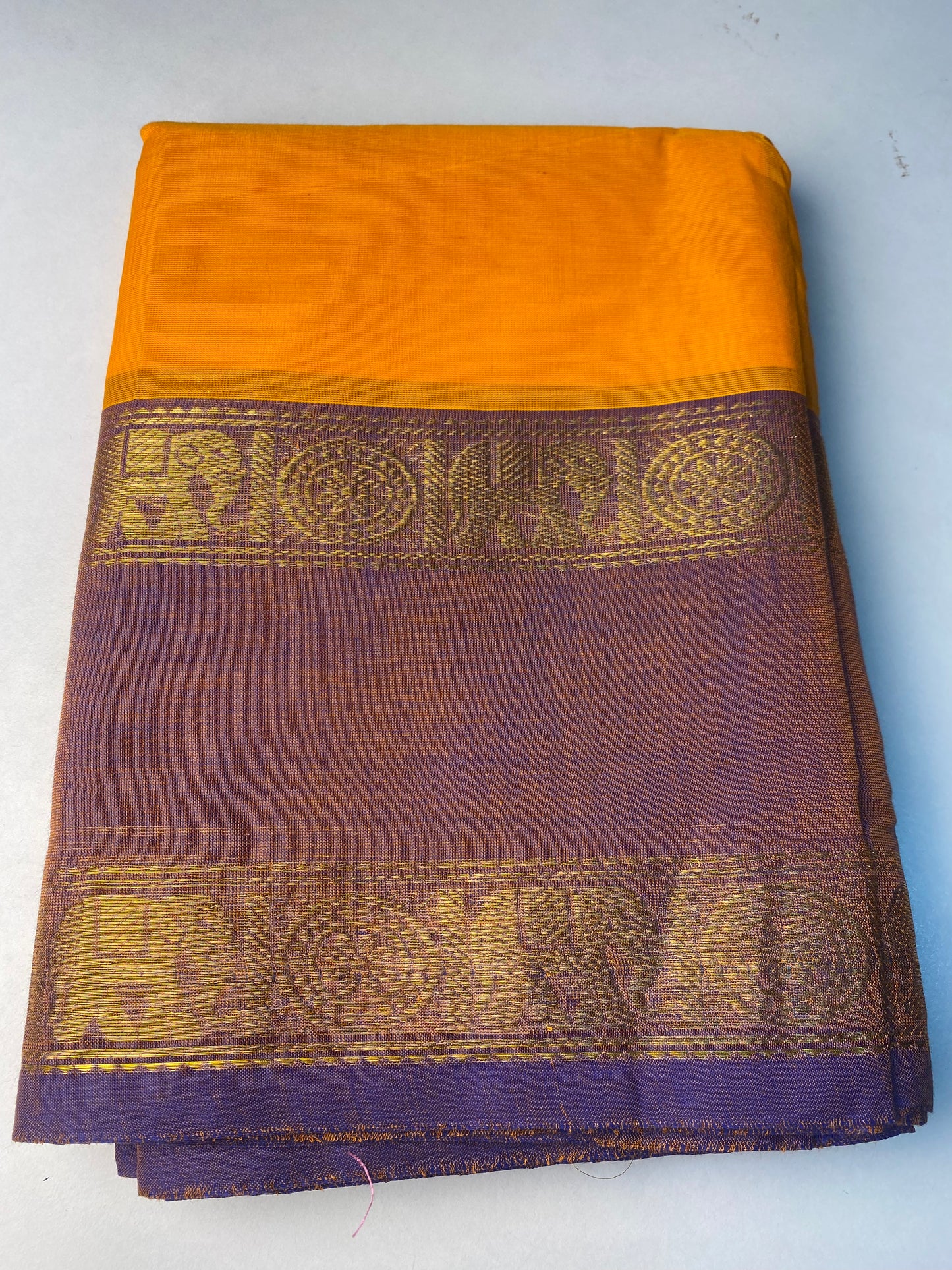 Orange Chettinad Cotton