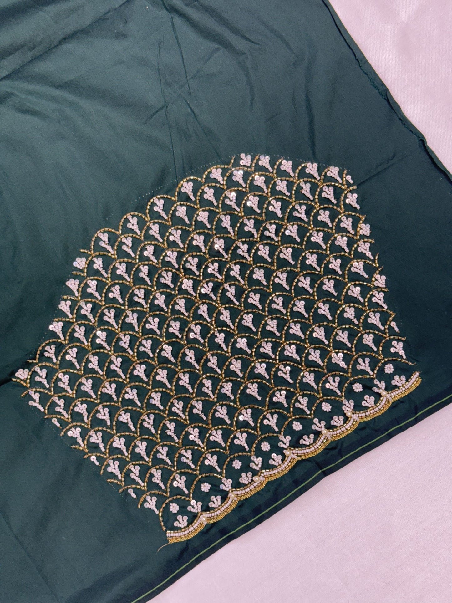 Black Hand Work Blouse