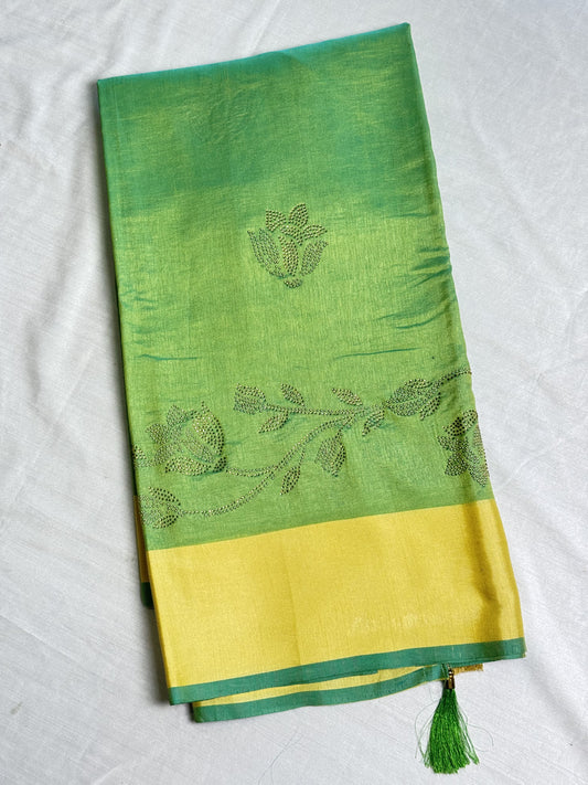 Light Green Georgette Saree