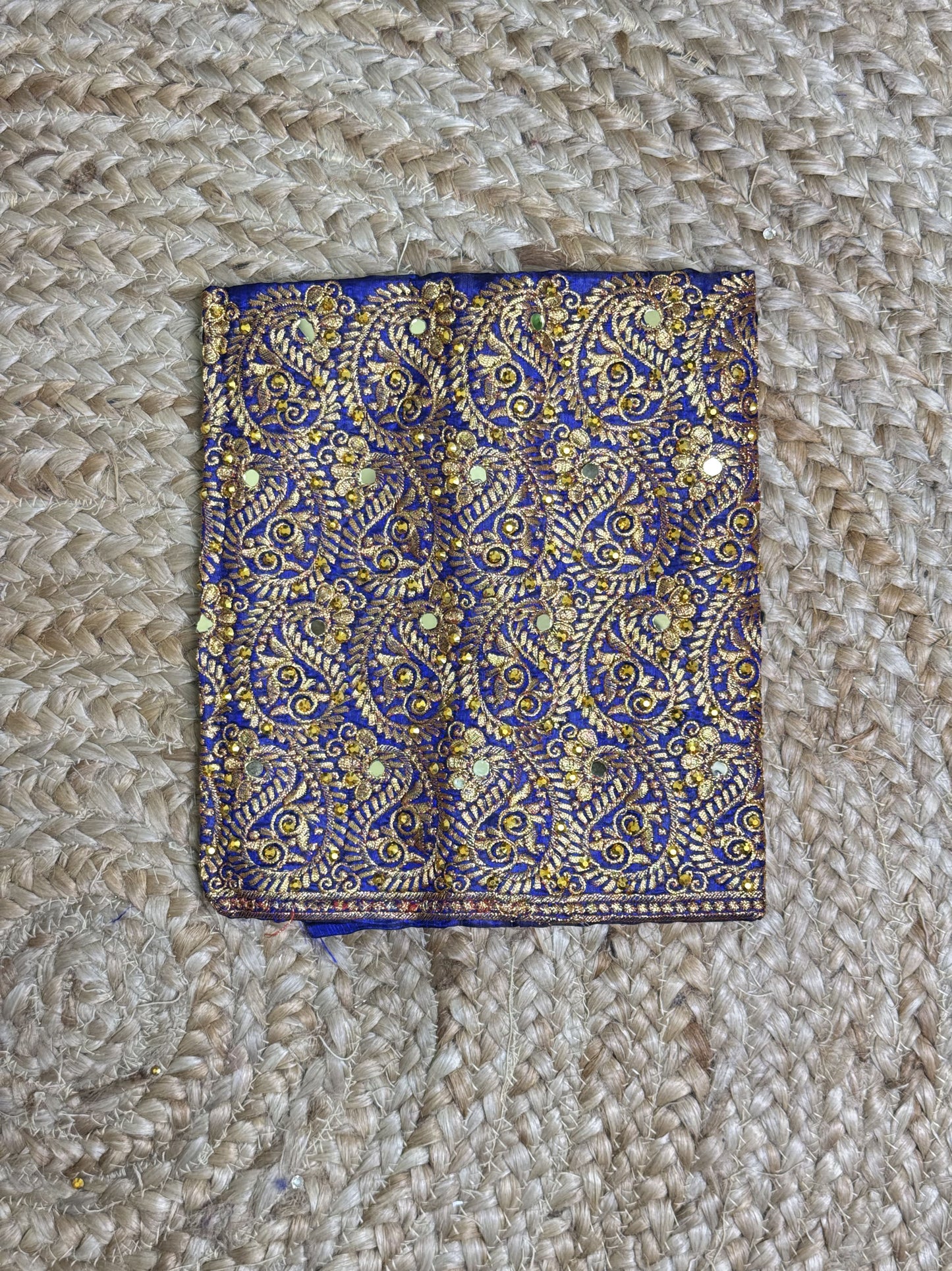 Navi Blue Machine Work Blouse