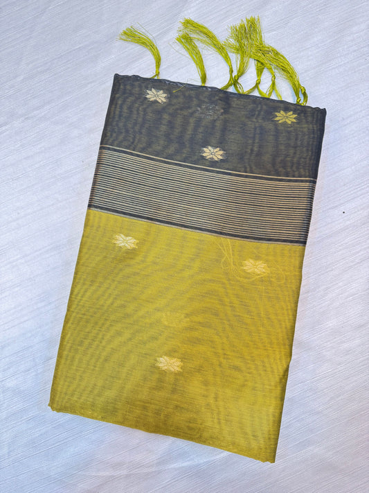 Light Green Cotton Saree