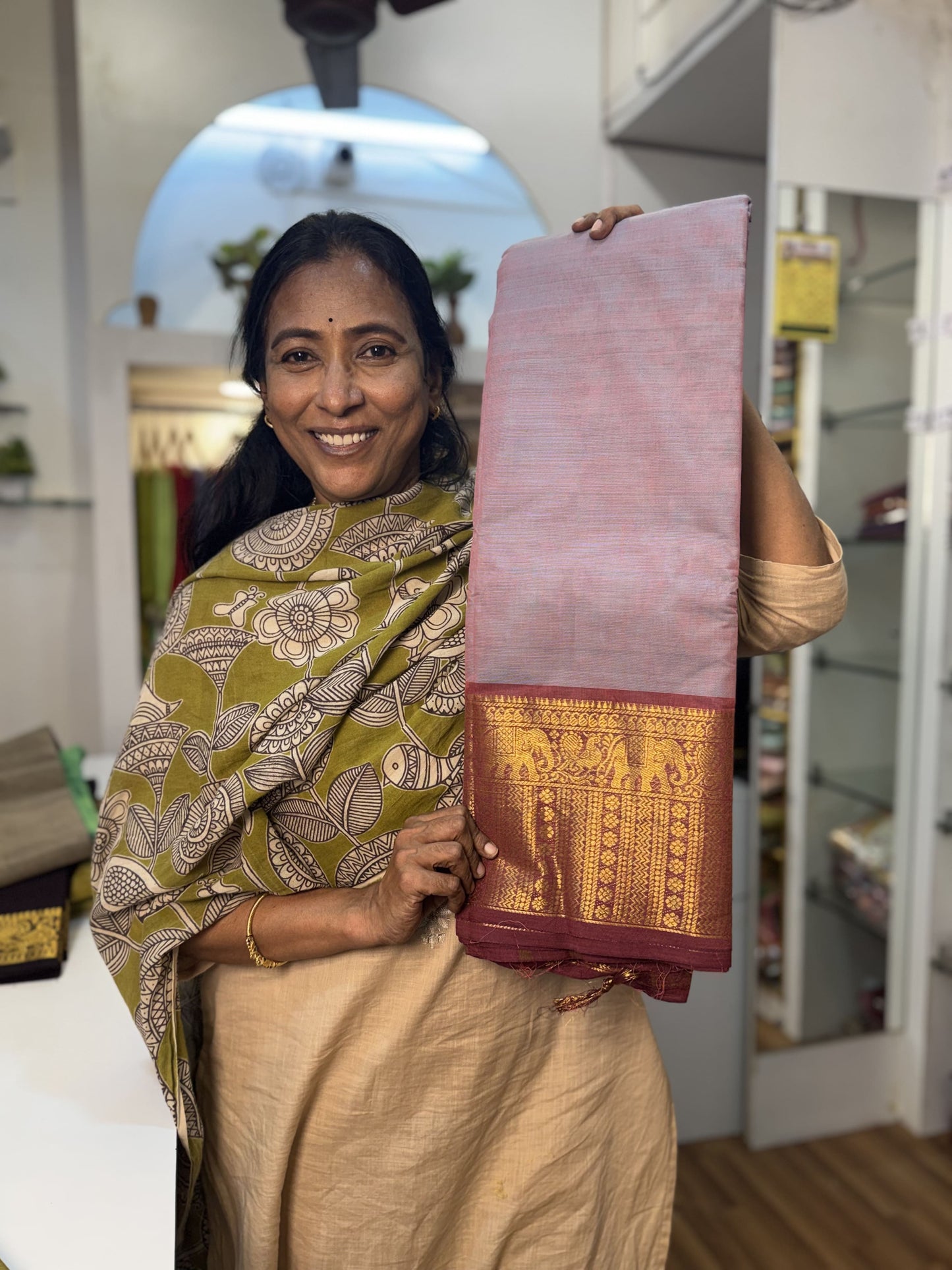 Pastel Lavendar Chettinad Cotton